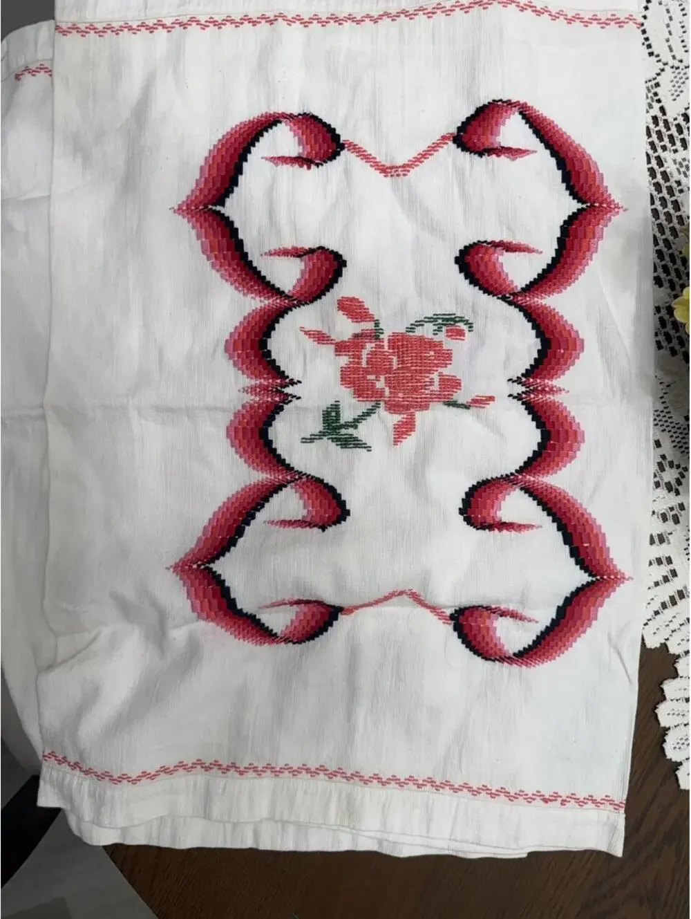 American Vintage  White and Multi Soft-furnishings-textil